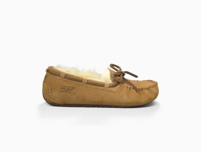 UGG Dakota Big Kids Loafers Chestnut/ Brown - AU 417YL